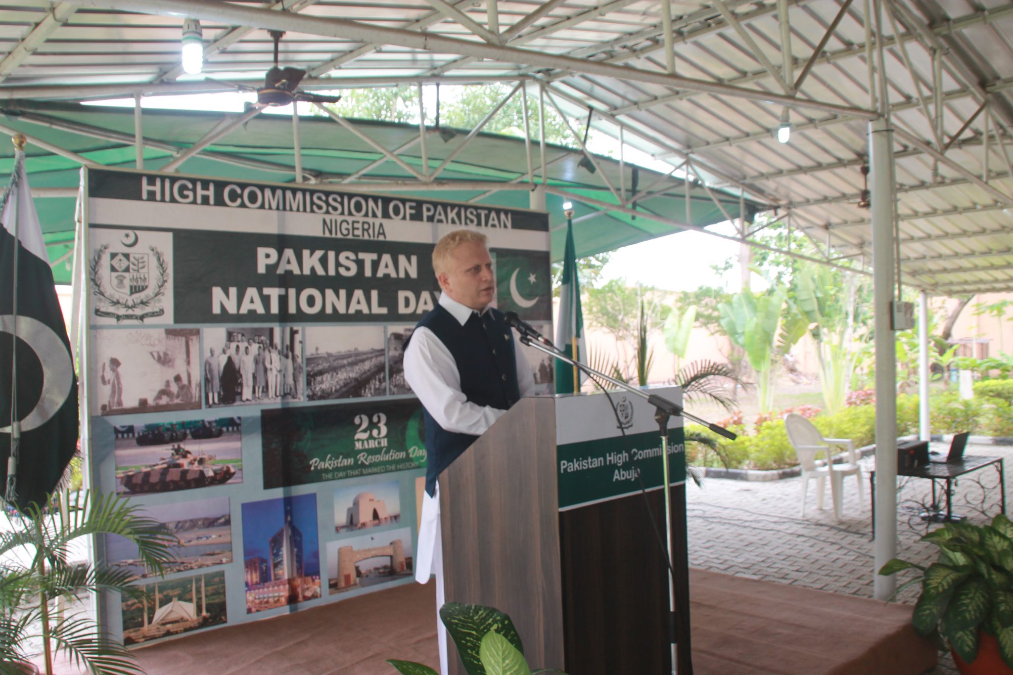 2021 Pakistan Independence Day Flag Hoisting Ceremony Pakistan High Commission In Nigeria 2155