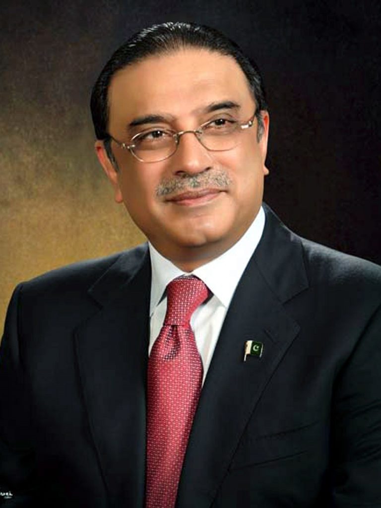 President of Pakistan Asif Ali Zardari