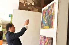 Exhibition of Kanye an Autistic Child Artist