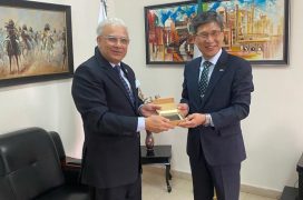 Courtesy call by Mr. KIM Pankyu, Ambassador of Republic of Korea