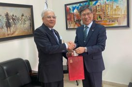 Courtesy call by Mr. KIM Pankyu, Ambassador of Republic of Korea