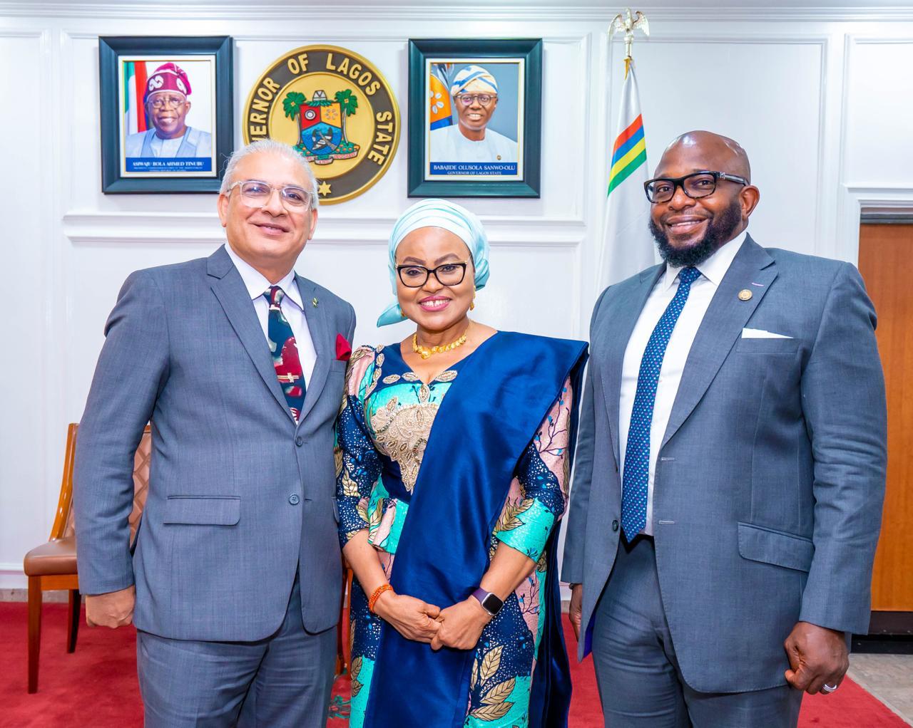 High Commissioner made a courtesy call to the Honourable Governor of Lagos State