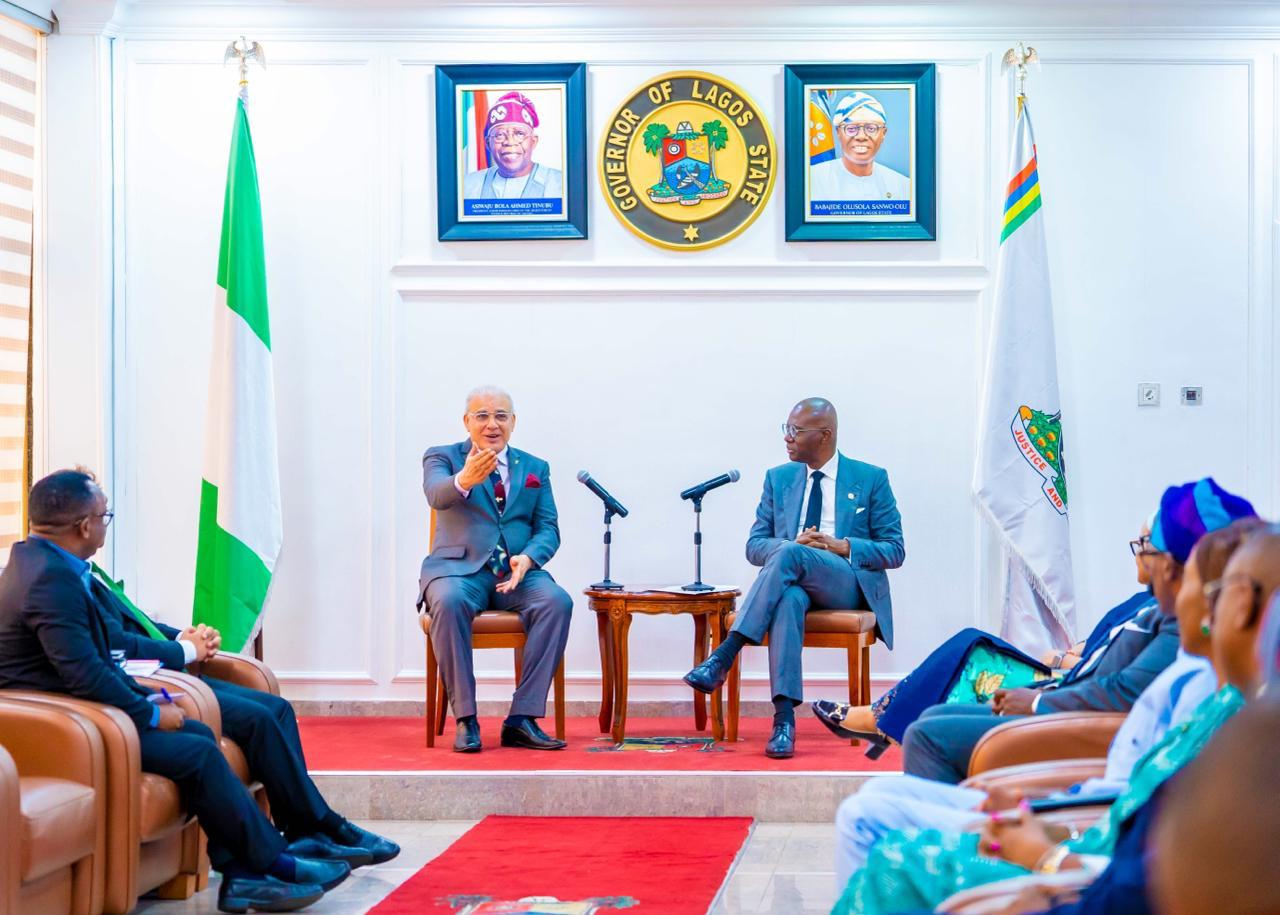 High Commissioner made a courtesy call to the Honourable Governor of Lagos State