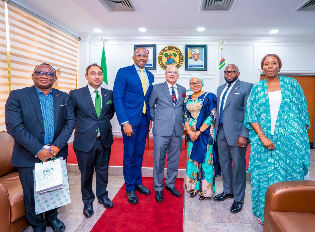 High Commissioner made a courtesy call to the Honourable Governor of Lagos State