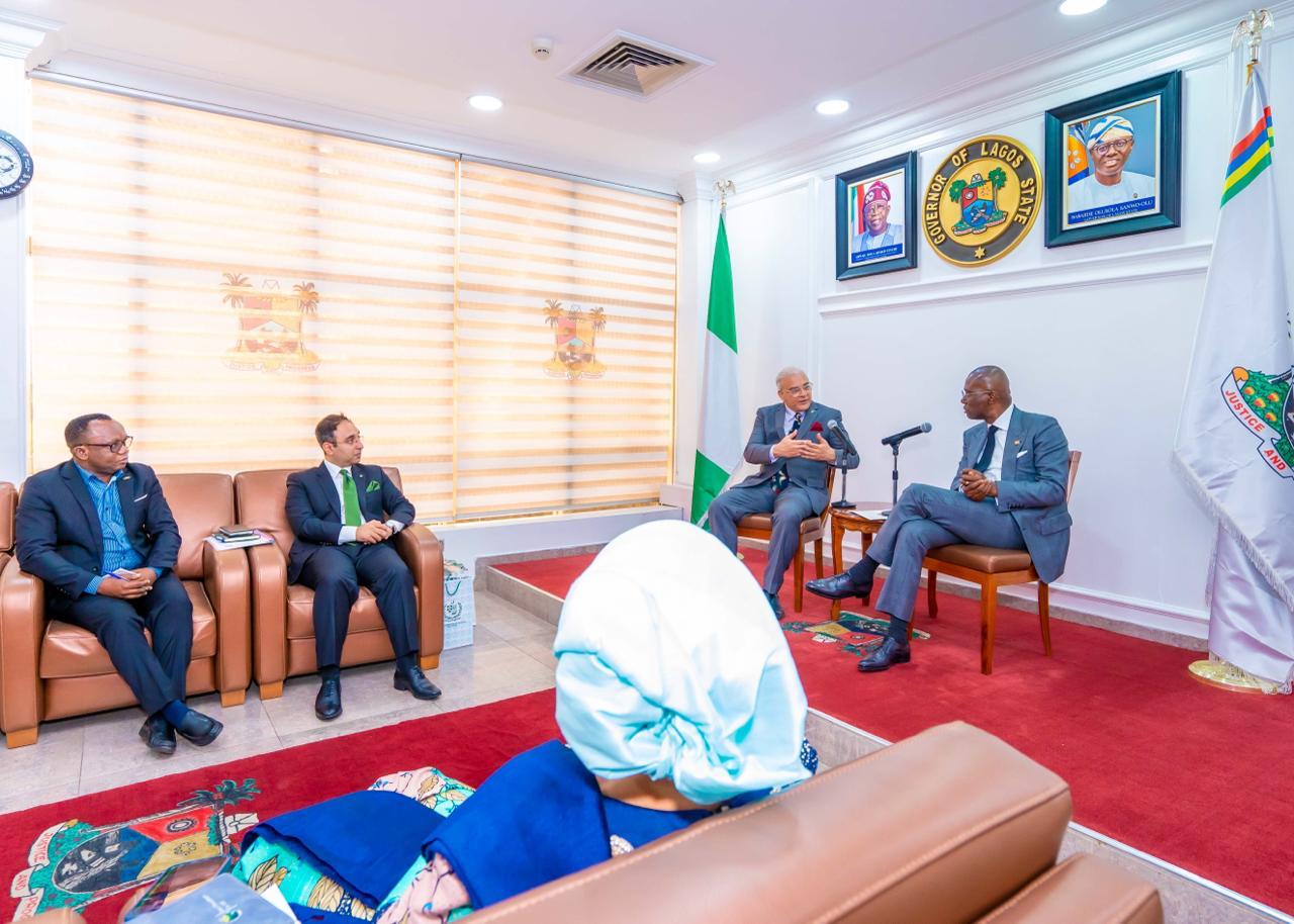 High Commissioner made a courtesy call to the Honourable Governor of Lagos State