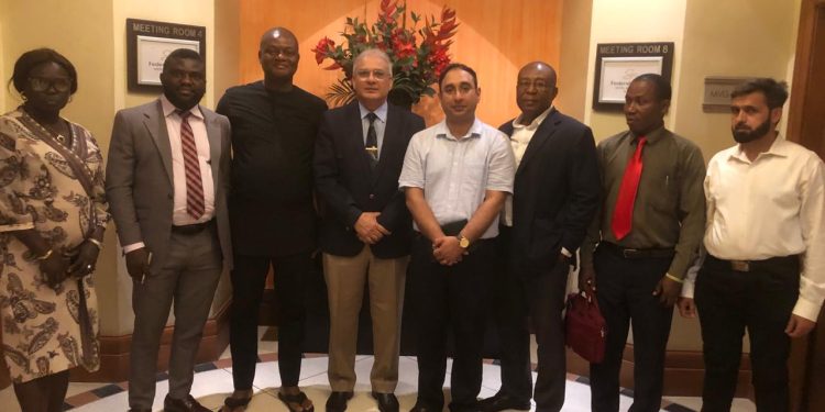 Meeting with Nigerian businessmen in Lagos