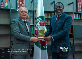 Presentation of credentials to His Excellency Mr.Omar Alieu TOURAY, Ph.D., President of ECOWAS